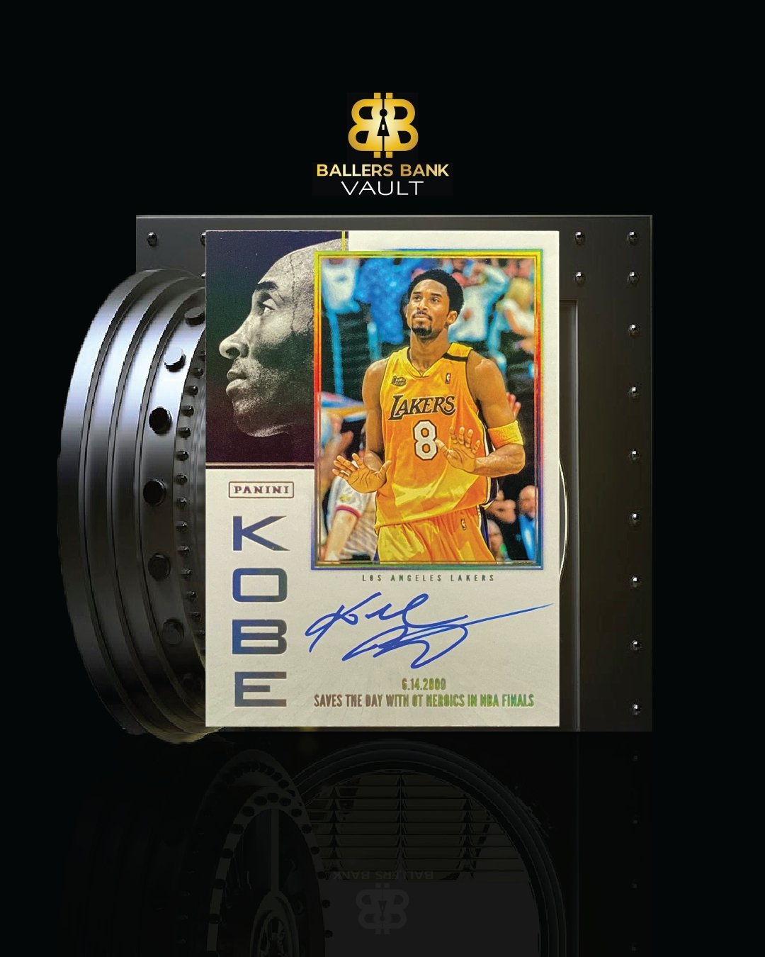 2019-20 Panini Contenders Basketball: Kobe Bryant On Card Autograph #16 - The Ballers Bank