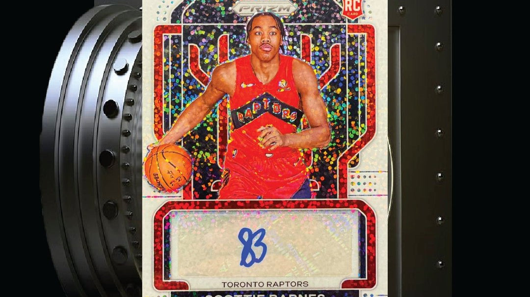 $50K Scottie Barnes RC AUTO WHITE SPARKLE 1 of 1 - The Ballers Bank