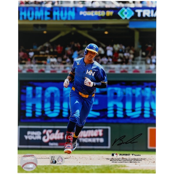 Brooks Lee Minnesota Twins Autographed Fanatics Authentic 8" x 10" Home Run Trot Photograph