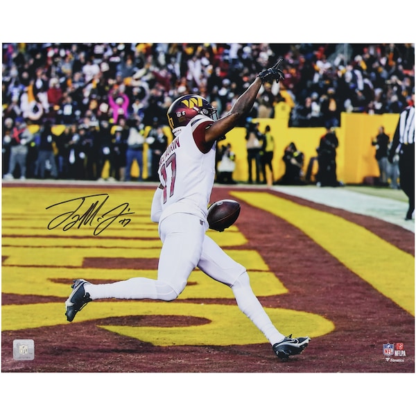 Terry McLaurin Washington Commanders Autographed Fanatics Authentic 16" x 20" Touchdown Photograph