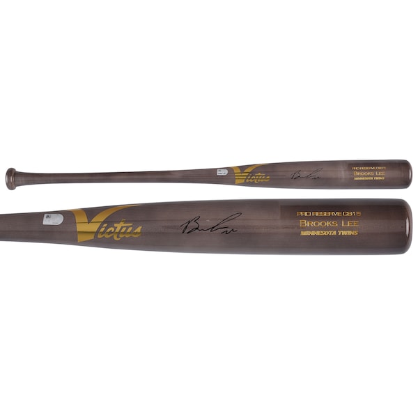 Brooks Lee Minnesota Twins Autographed Fanatics Authentic Victus Game Model Bat