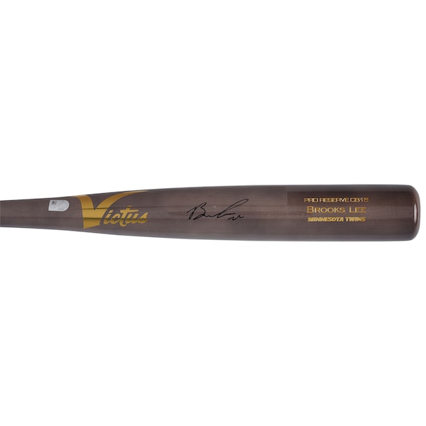 Brooks Lee Minnesota Twins Autographed Fanatics Authentic Victus Game Model Bat