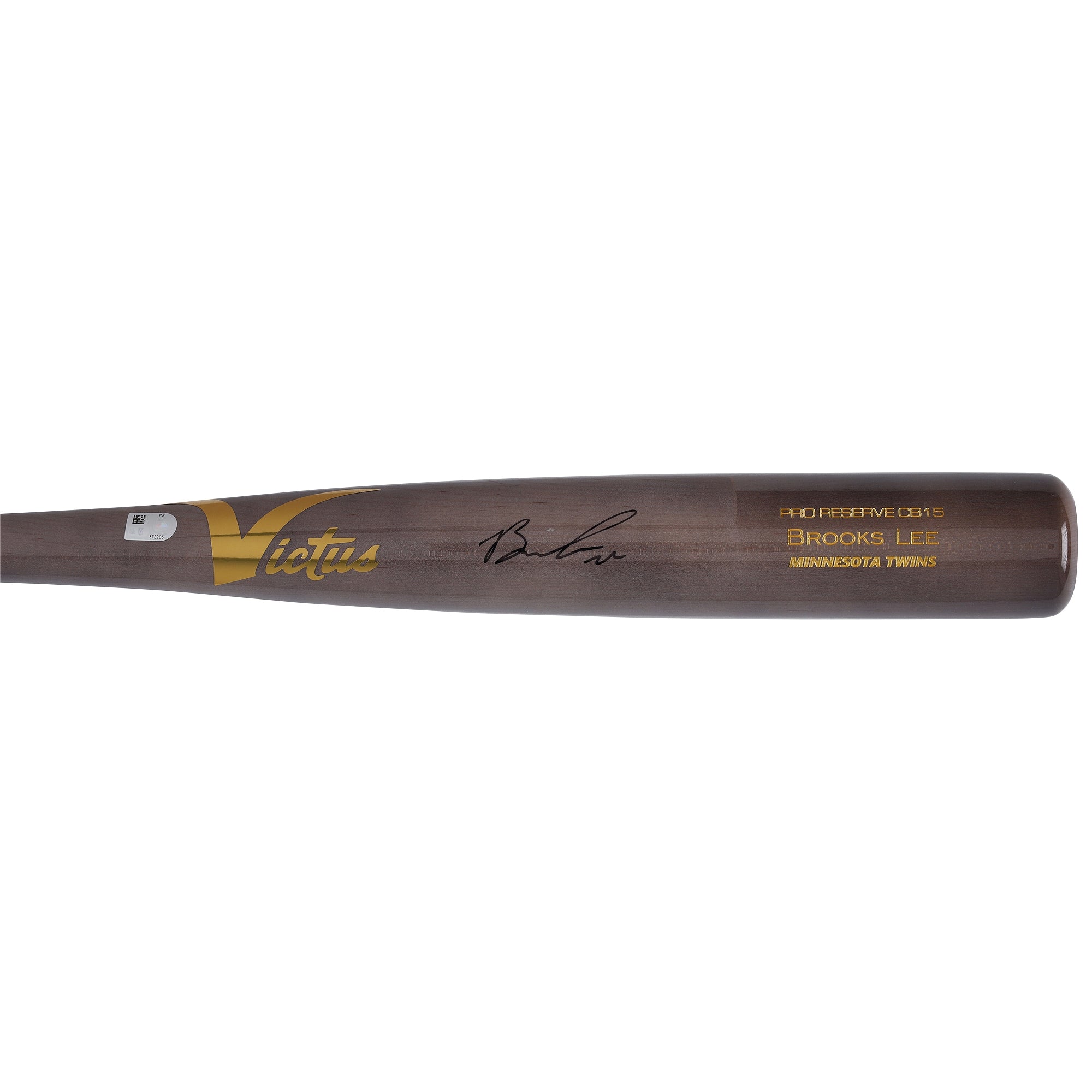 Brooks Lee Minnesota Twins Autographed Fanatics Authentic Victus Game Model Bat