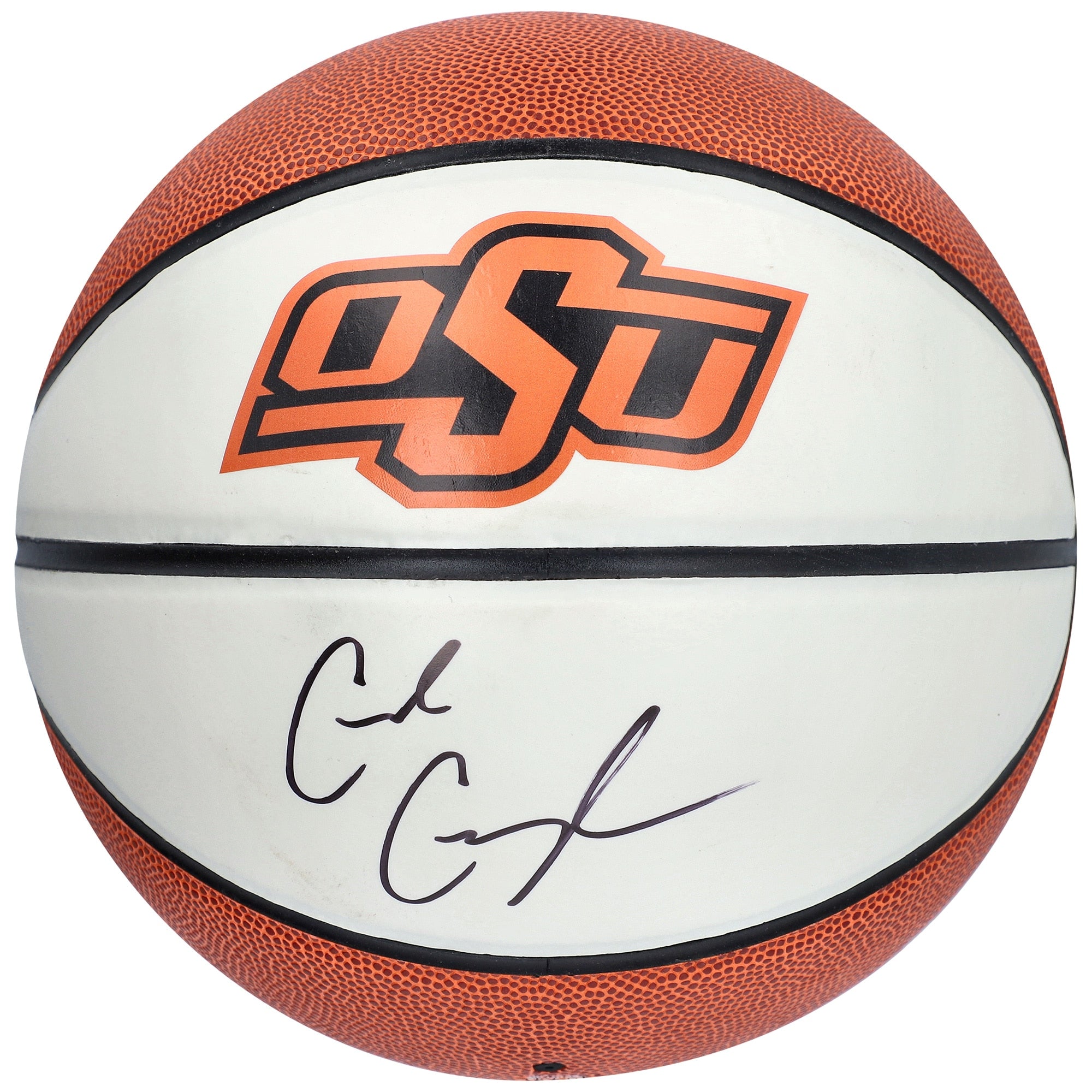 Cade Cunningham Oklahoma State Cowboys Fanatics Authentic Autographed White Panel Basketball