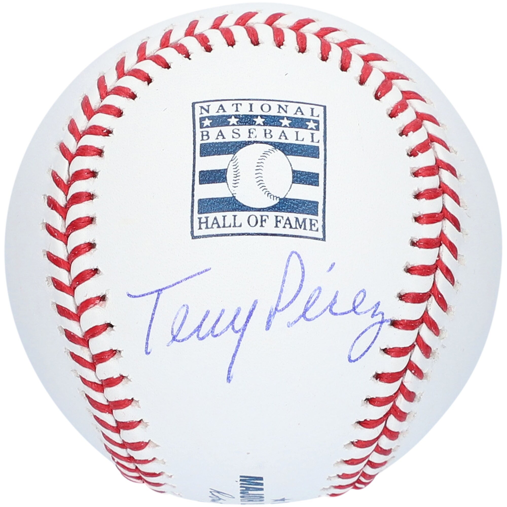 Tony Perez Cincinnati Reds Fanatics Authentic Autographed Hall of Fame Logo Baseball