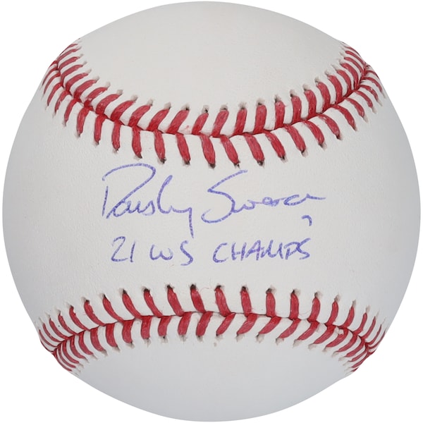 Dansby Swanson Atlanta Braves Autographed Fanatics Authentic MLB Baseball with "21 WS Champs" Inscription