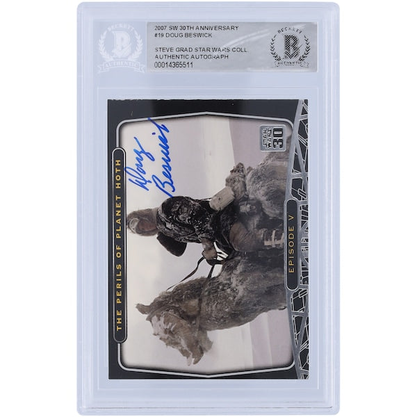 Doug Beswick Star Wars Autographed 2007 Topps Anniversary #19 BAS Authenticated Card
