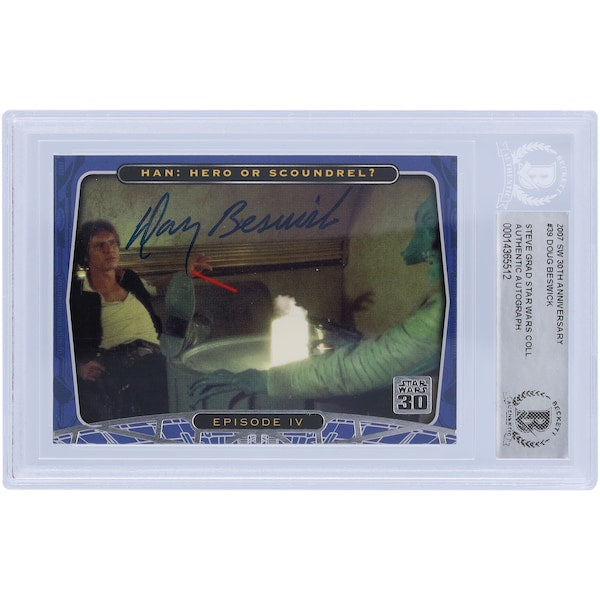 Doug Beswick Star Wars Autographed 2007 Topps Anniversary #39 BAS Authenticated Card