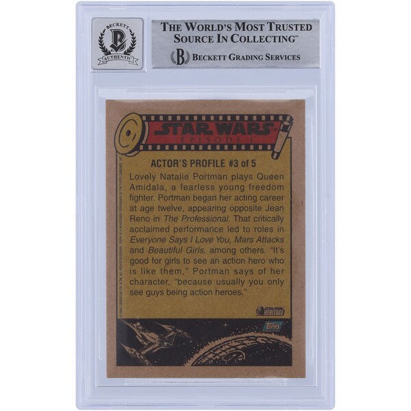 Ray Gilberti Star Wars Autographed 2004 Topps Heritage #81 BGS Authenticated 10 Card
