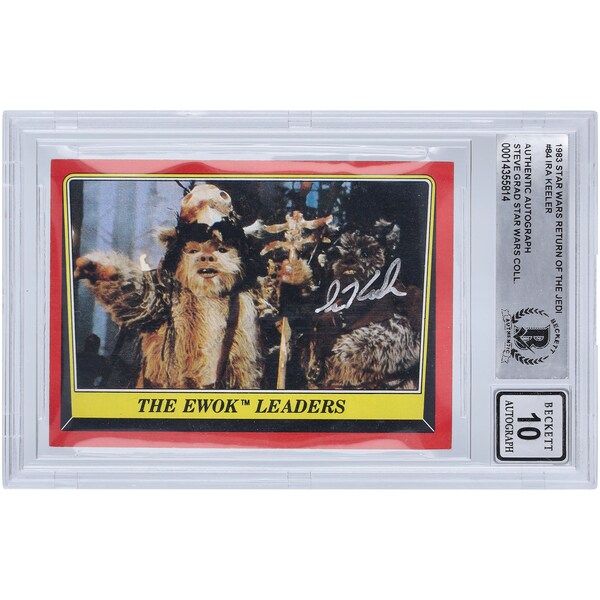 Ira Keeler Star Wars Autographed 1983 Topps Return of the Jedi #84 BGS Authenticated 10 Card