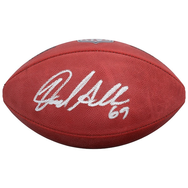 Jared Allen Minnesota Vikings Autographed Fanatics Authentic Wilson Duke Full Color Football