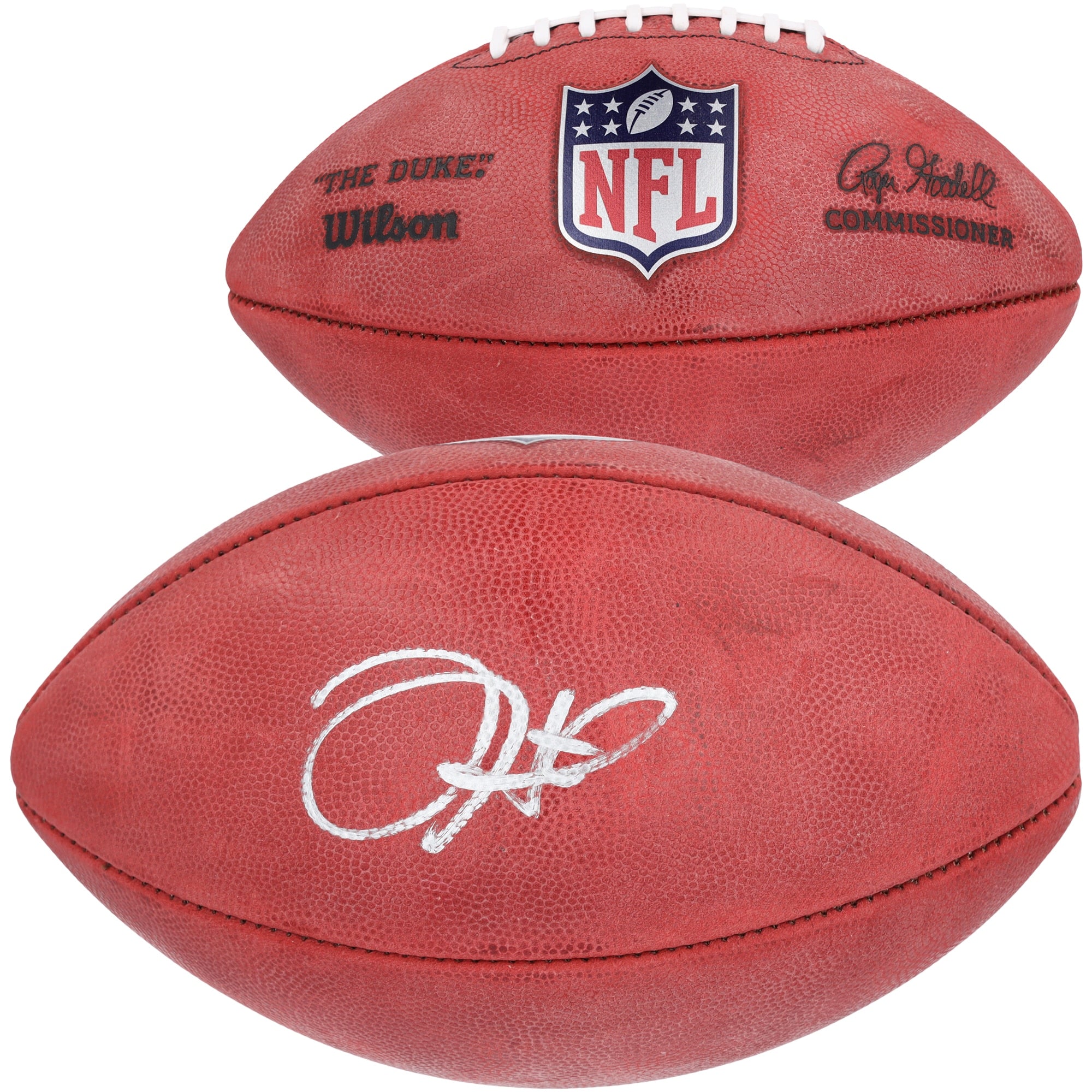 Jalen Hurts Philadelphia Eagles Autographed Fanatics Authentic Wilson Full Color Duke Football