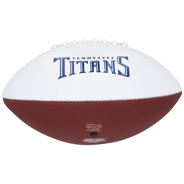 Will Levis Tennessee Titans Autographed Fanatics Authentic White Panel Football