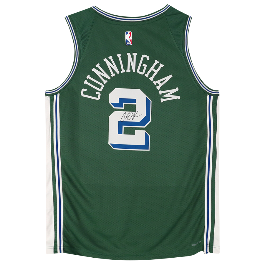 Cade Cunningham Detroit Pistons Autographed Fanatics Authentic Green Nike 2022-2023 City Edition Swingman Jersey