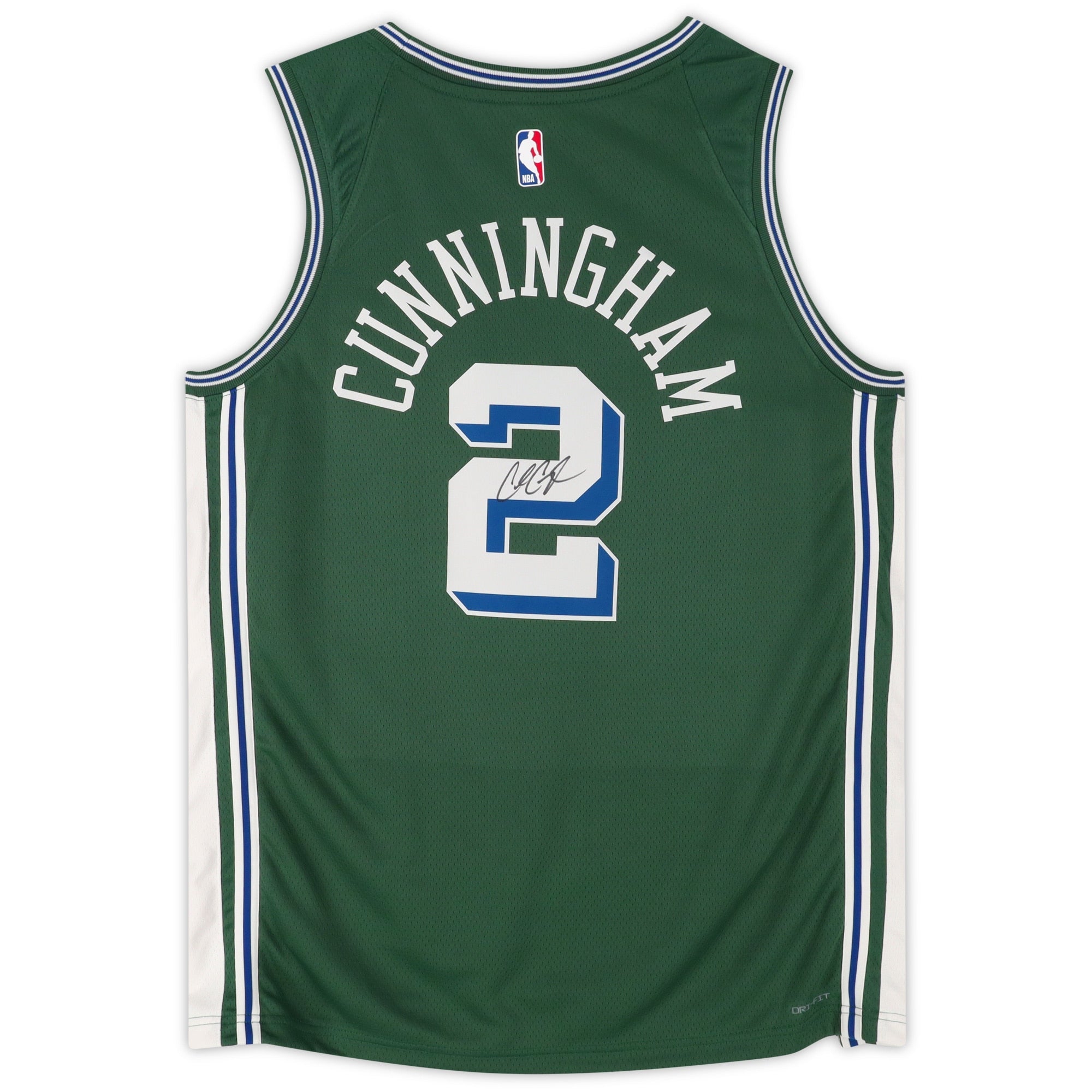 Cade Cunningham Detroit Pistons Autographed Fanatics Authentic Green Nike 2022-2023 City Edition Swingman Jersey