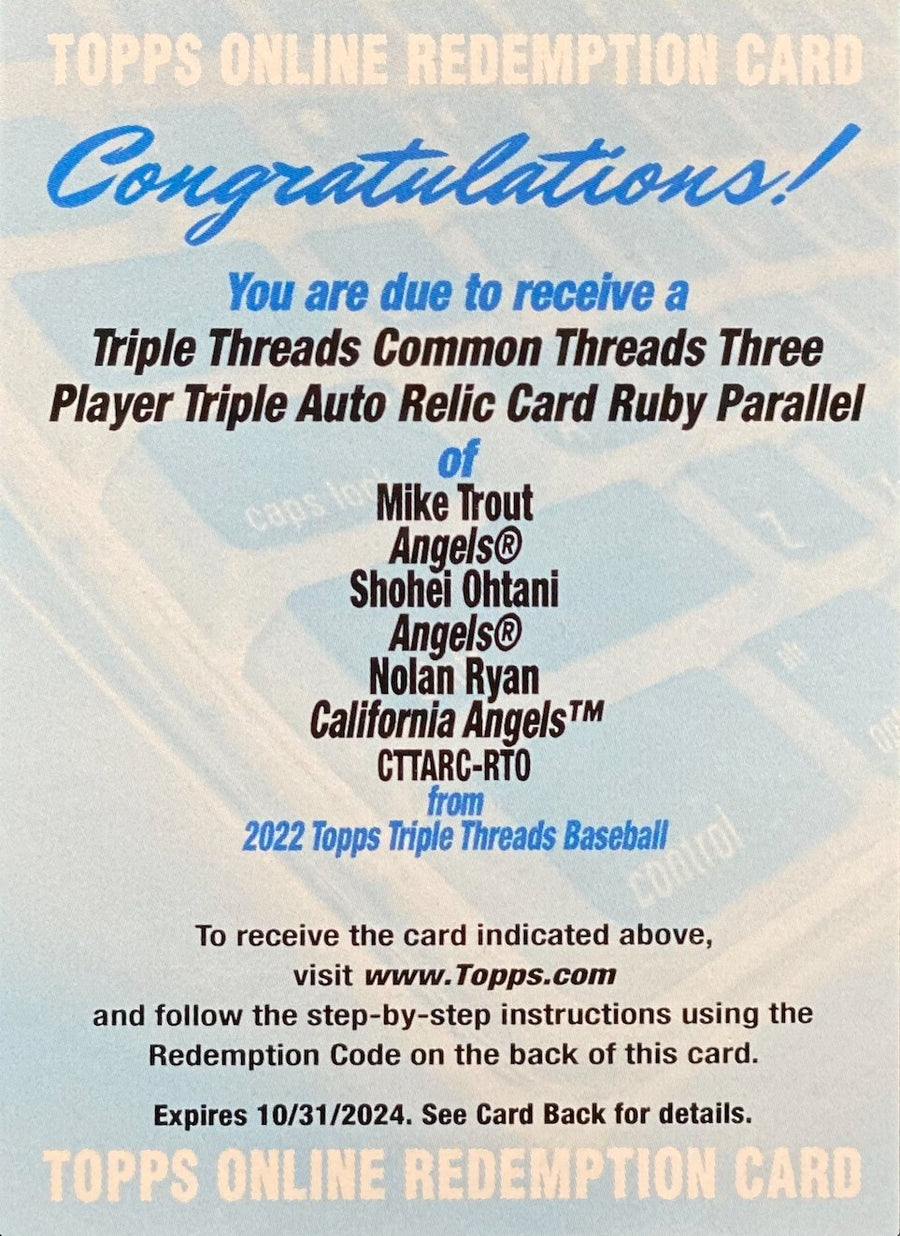 2022 Topps Triple Threads... - The Ballers Bank