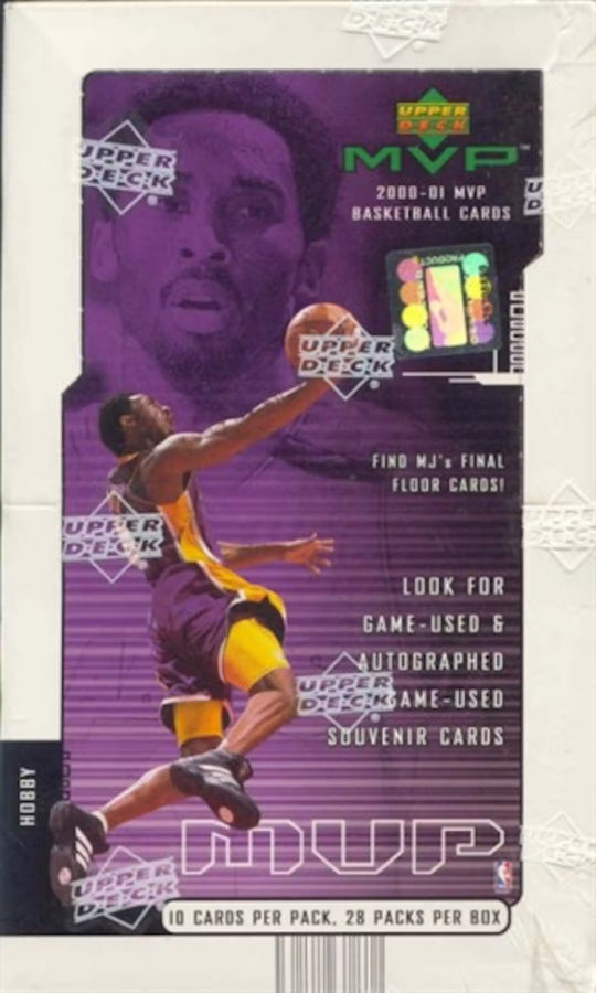2000-01 Upper Deck MVP Basketball Hobby Trading Cards
