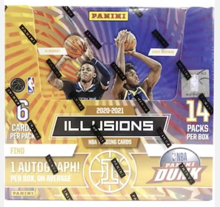 2020-21 Panini Illusions Basketball Hobby Trading Cards