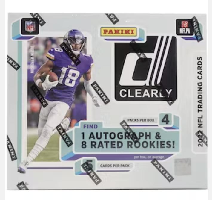 2022 Panini Donruss Clearly Football Hobby Trading Cards
