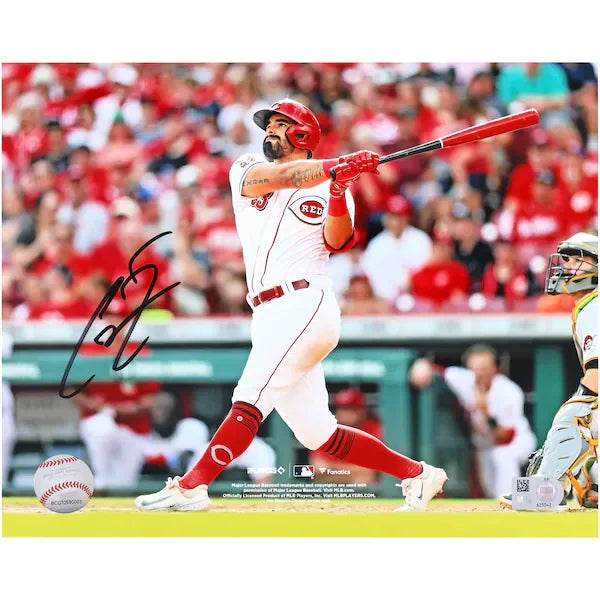 Christian Encarnacion-Strand Cincinnati Reds Autographed Fanatics Authentic 8" x 10" Hitting Photograph