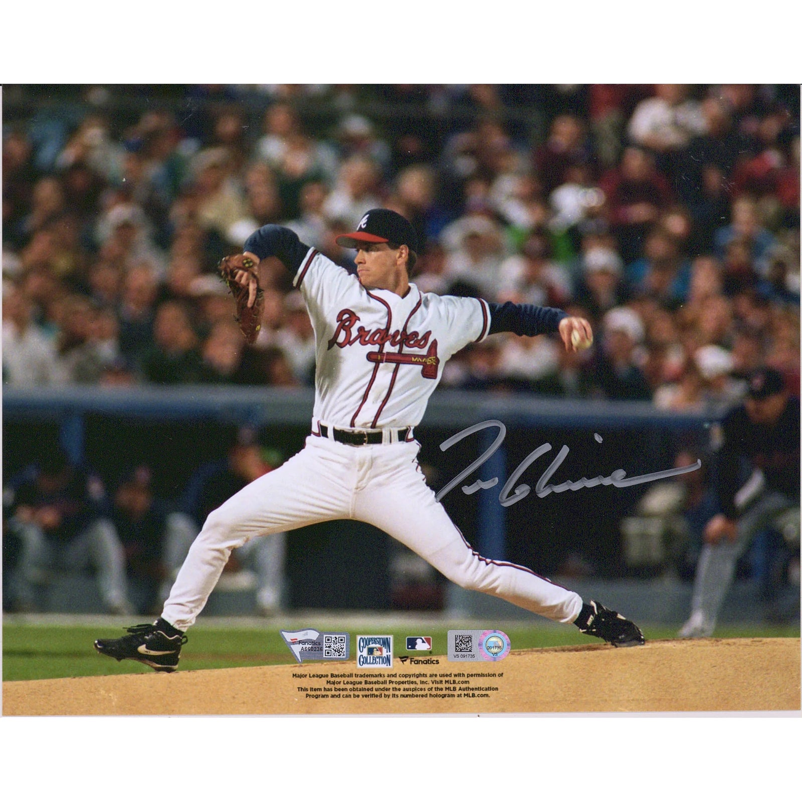 Tom Glavine Signed 8 x 10 Photograph | Atlanta Braves