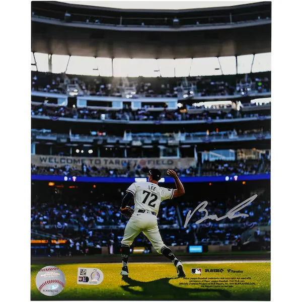 Brooks Lee Minnesota Twins Autographed Fanatics Authentic 8" x 10" Throwing in MLB Debut Photograph