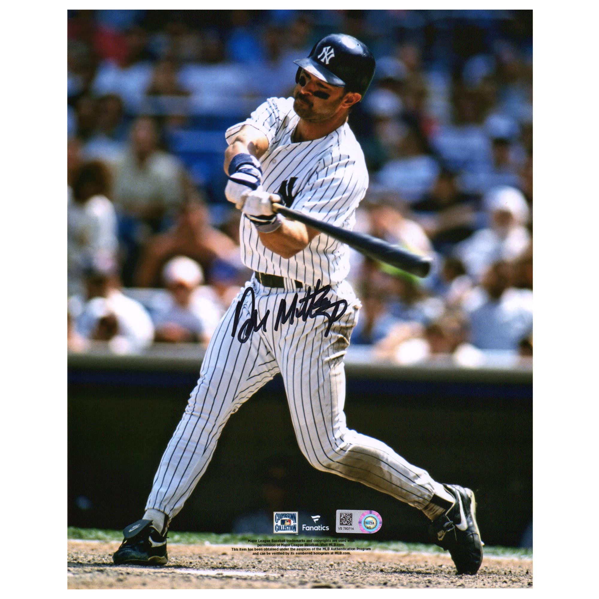 Don Mattingly New York Yankees Fanatics Authentic Autographed 8" x 10" Hitting Photograph