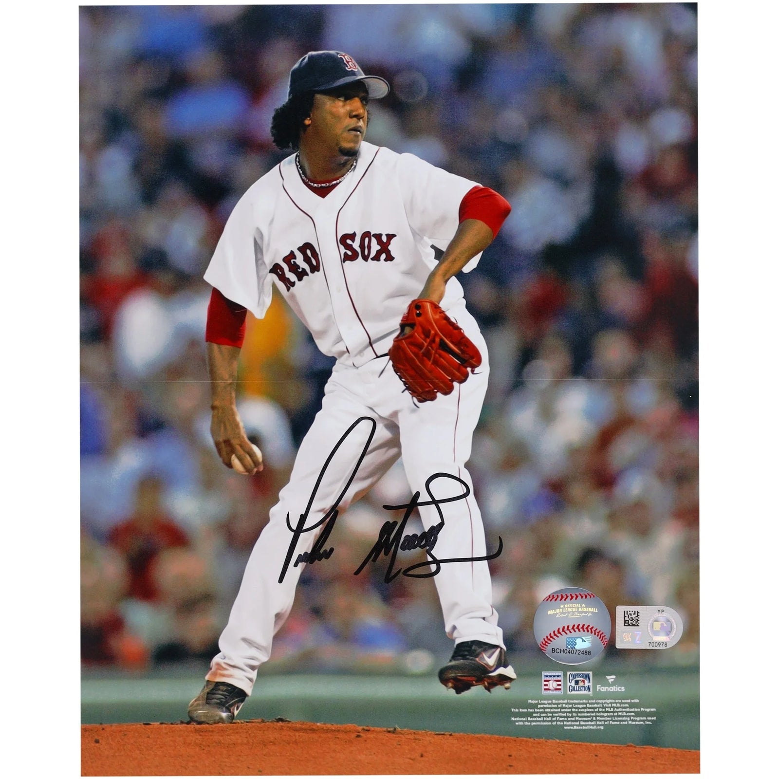 Pedro Martinez Signed 8 x 10 Photo | Boston Red Sox Pitching