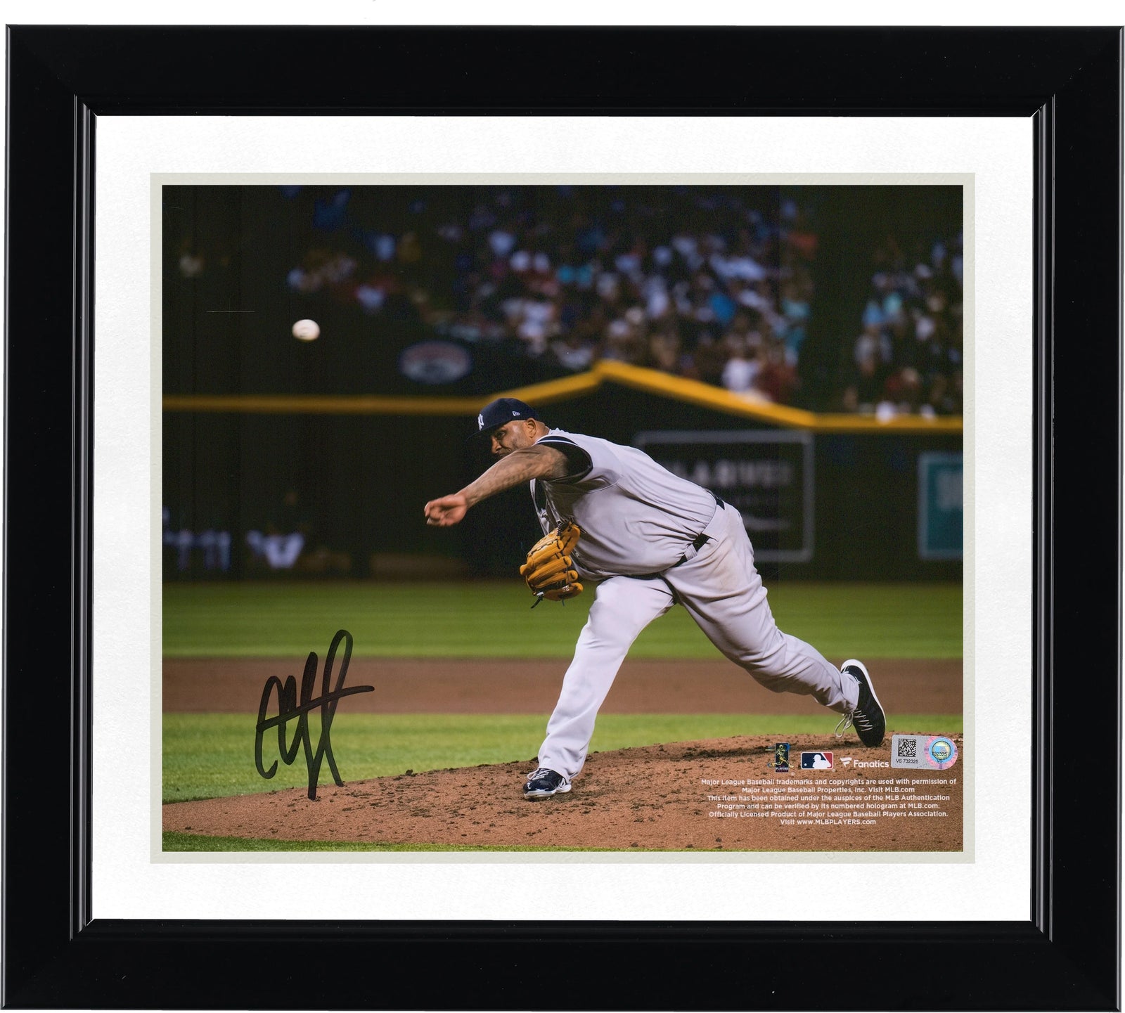 CC Sabathia Signed 8 x 10 Photograph | 3000th Strikeout Milestone