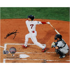 Masataka Yoshida Boston Red Sox Autographed Fanatics Authentic 8" x 10" White Jersey Swing Photograph