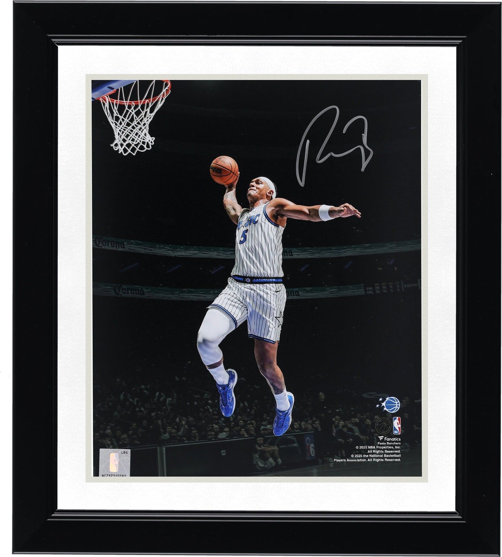 Paolo Banchero Signed 8 x 10 Photograph | Magic Dunk vs 76ers