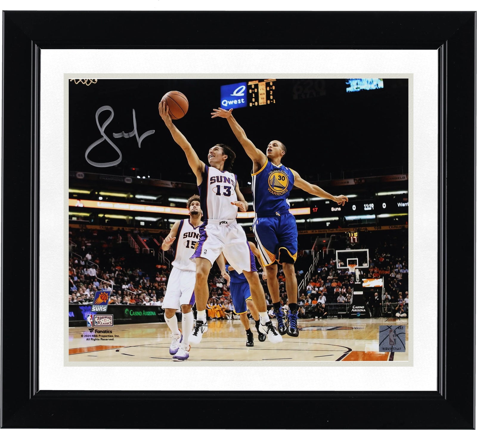 Steve Nash Signed 8 x 10 Photo | Phoenix Suns vs. Warriors