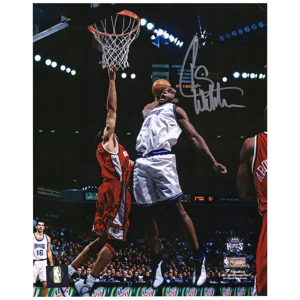 Chris Webber Sacramento Kings Fanatics Authentic Autographed 8'' x 10'' Dunk vs. Hawks Photograph