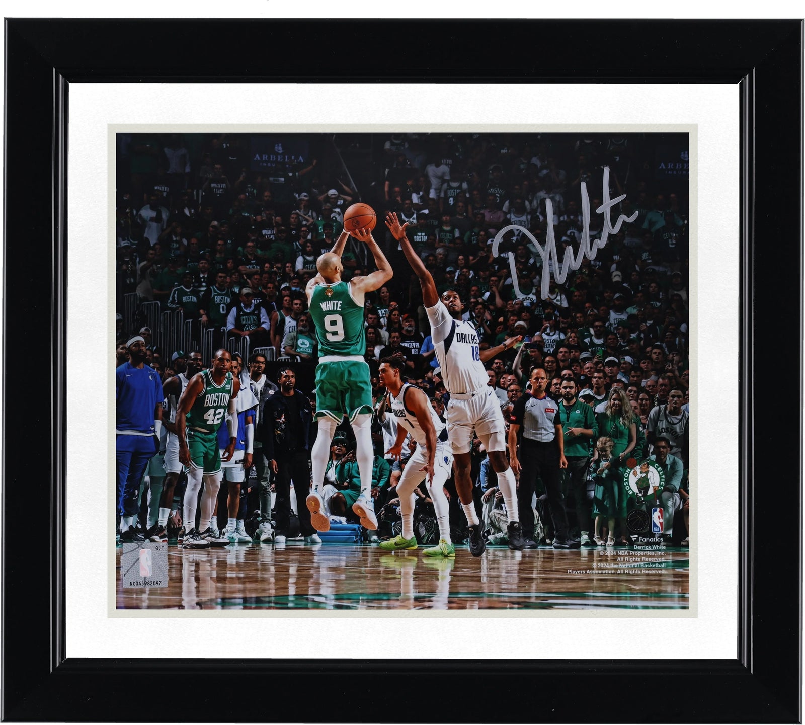 Derrick White Signed 8 x 10 Photo | 2024 NBA Finals Champions