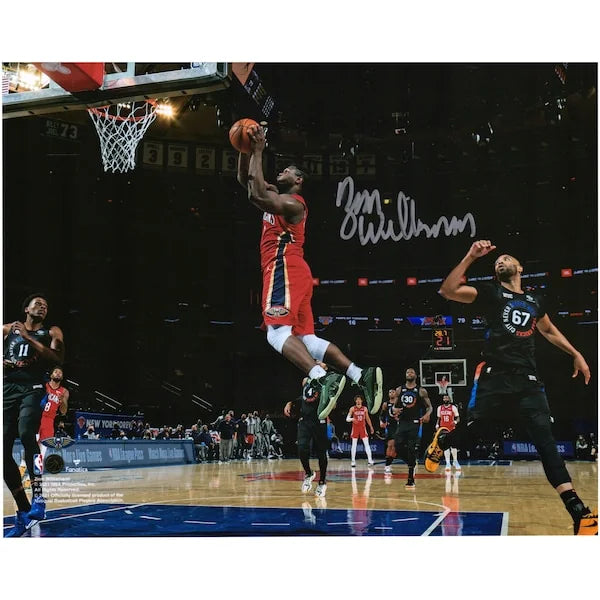 Zion Williamson Signed 8 x 10 Photograph | Pelicans vs. Knicks