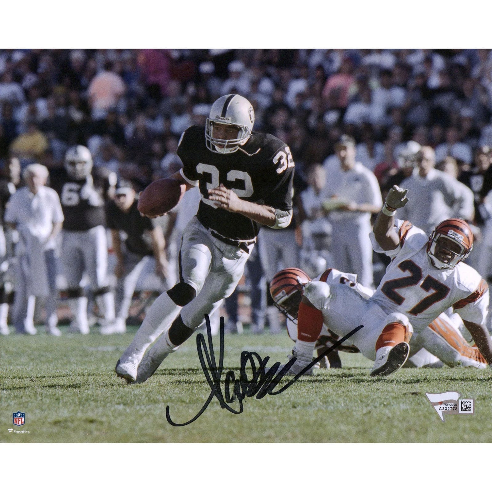 Marcus Allen Signed 8 x 10 Photograph | Las Vegas Raiders vs. Bengals