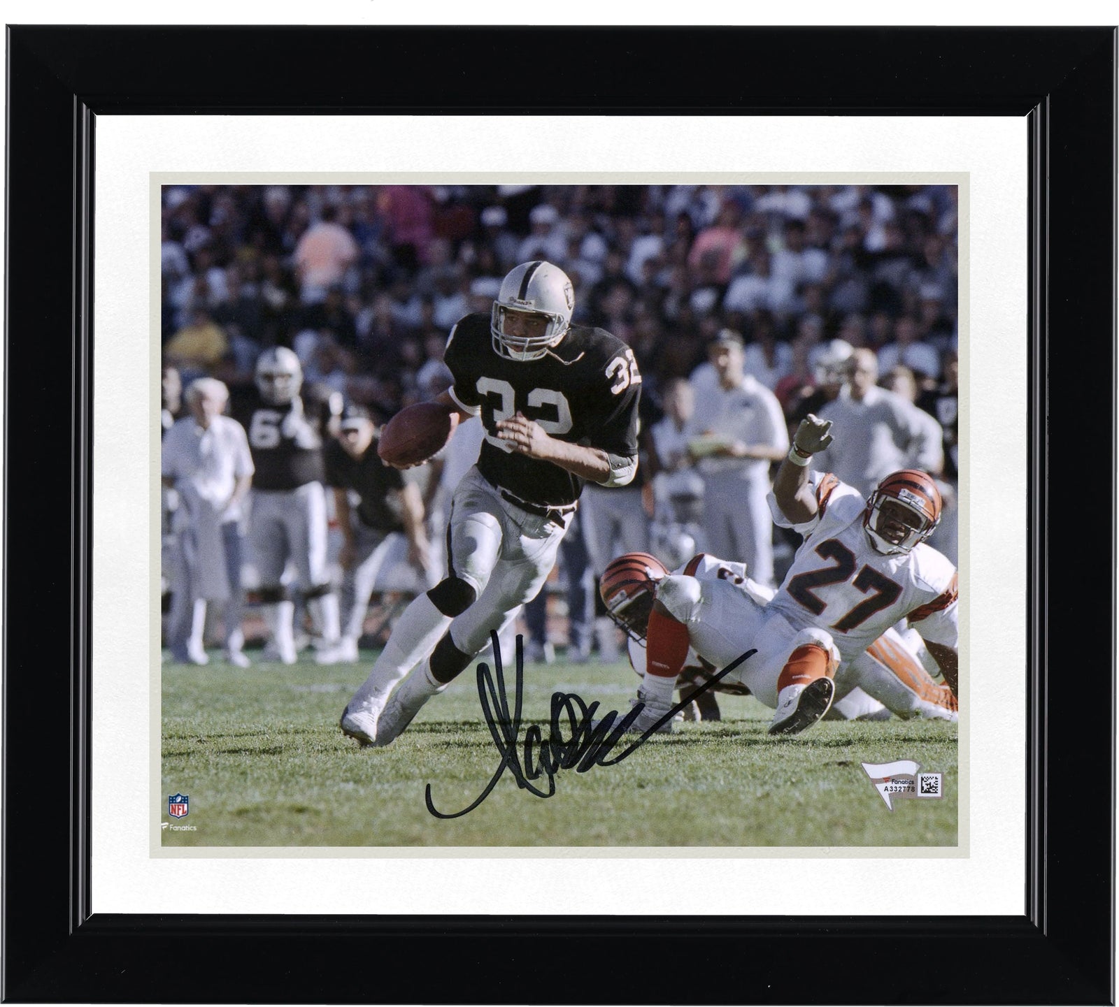 Marcus Allen Signed 8 x 10 Photograph | Las Vegas Raiders vs. Bengals