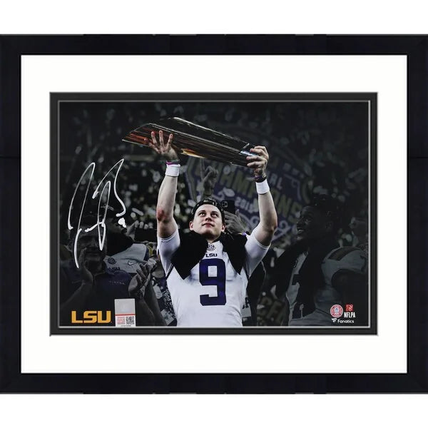 Joe Burrow Signed LSU Tigers 8 x 10 Photograph | Trophy Moment