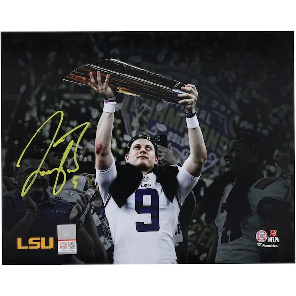 Joe Burrow Signed 8 x 10 LSU Tigers Photo | CFP Championship