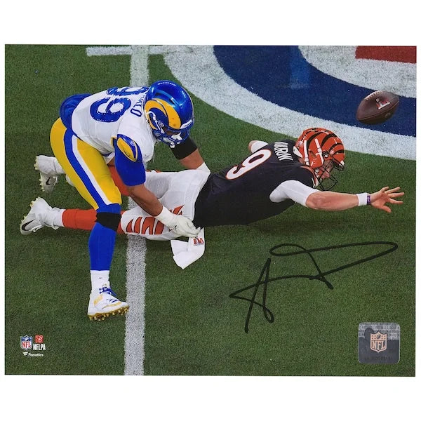 Aaron Donald Signed 8 x 10 Super Bowl LVI Champions Photograph | Rams
