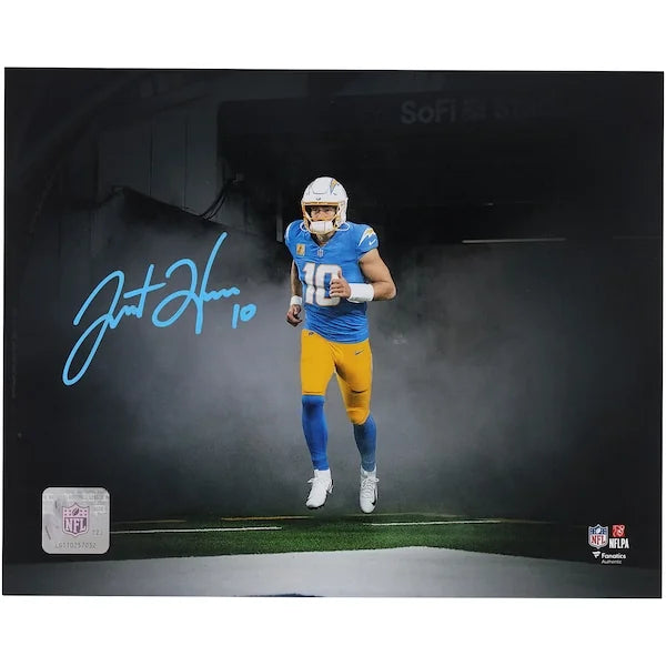 Justin Herbert Signed 8 x 10 Photograph | Los Angeles Chargers Spotlight