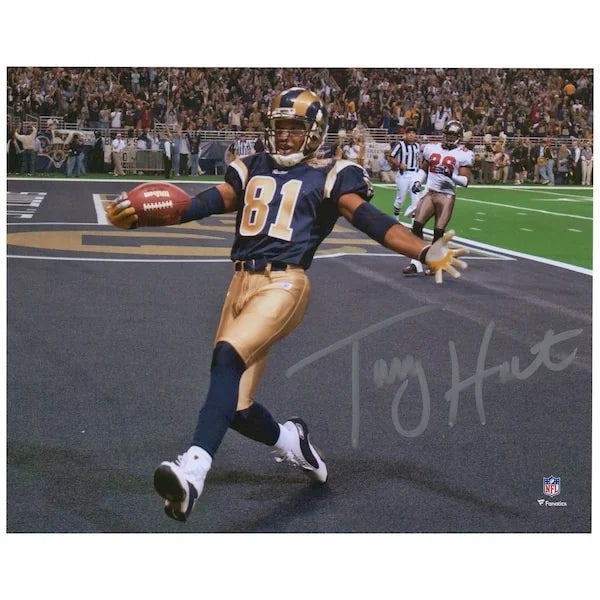 Torry Holt Signed 8 x 10 Touchdown Catch Photograph | St. Louis Rams