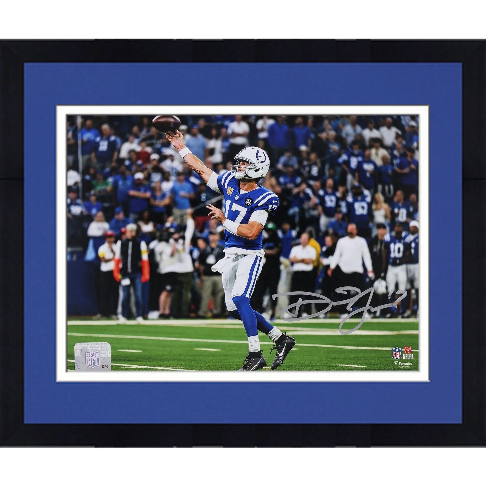 Daniel Jones Signed 8 x 10 Photo | Indianapolis Colts