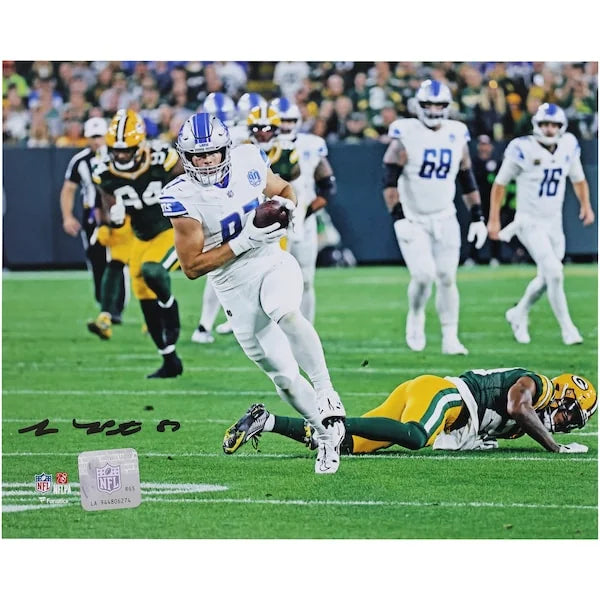 Sam LaPorta Signed 8 x 10 Photograph | Detroit Lions