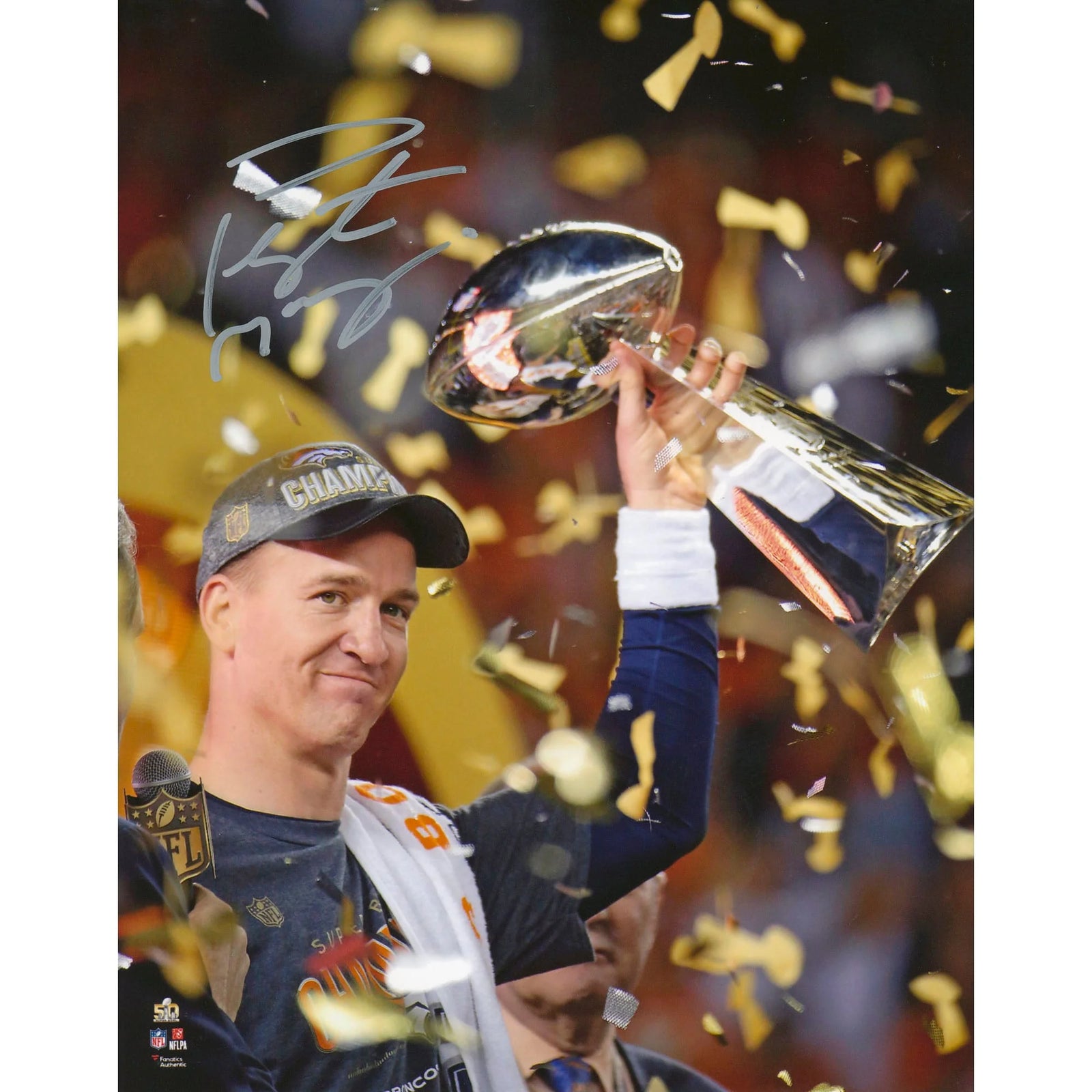 Peyton Manning Signed 8 x 10 Photo | Super Bowl 50 Champions
