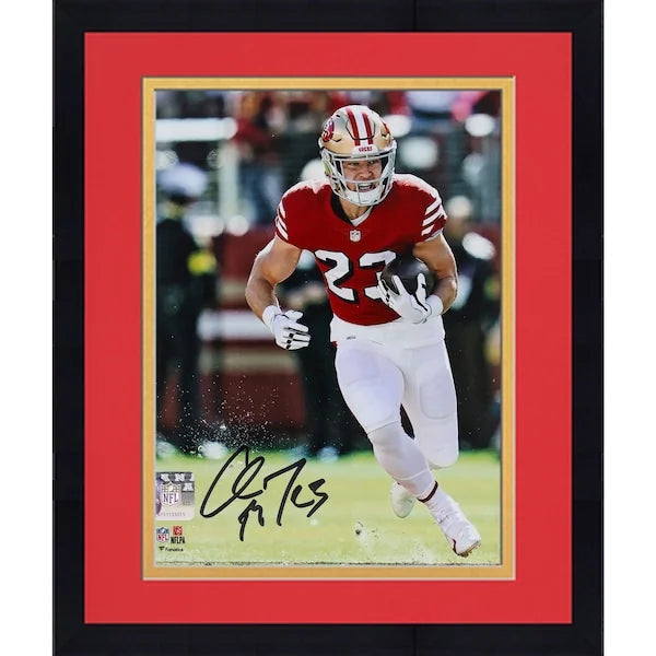 Christian McCaffrey Signed 8 x 10 Photo | San Francisco 49ers Touchdown