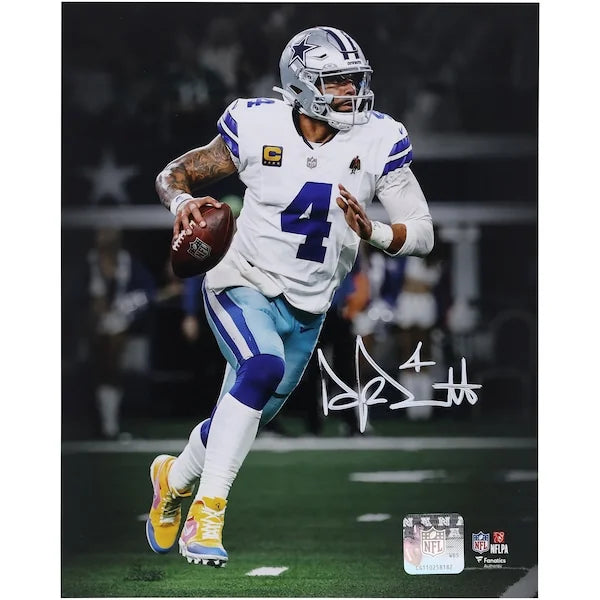 Dak Prescott Signed 8 x 10 Photograph | Dallas Cowboys