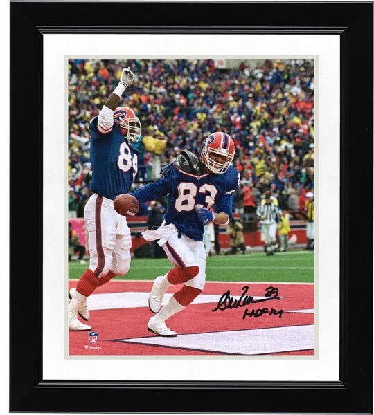 Andre Reed Signed 8 x 10 Playoff Touchdown Photo | HOF 2014 Inscription