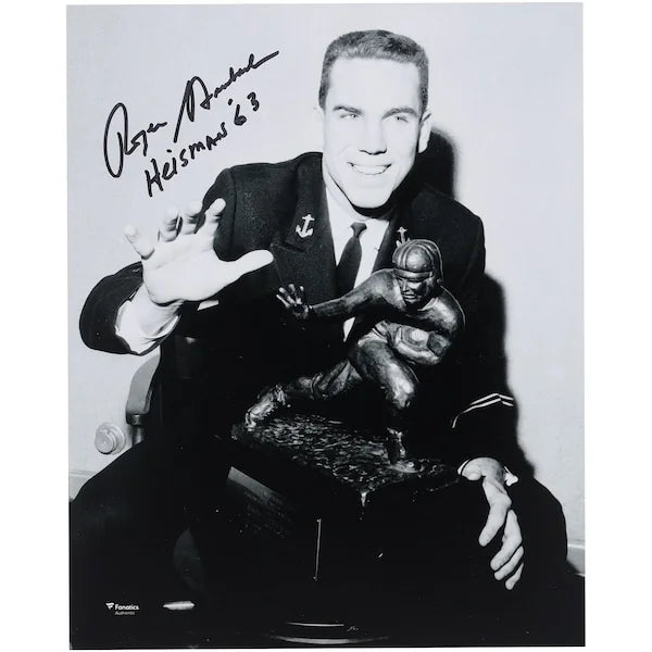 Roger Staubach Signed 8 x 10 Photograph | Heisman '63 Inscription