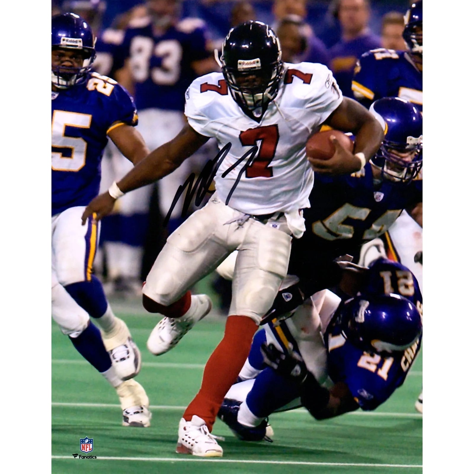 Michael Vick Signed 8 x 10 Photograph | Falcons Overtime TD vs. Vikings